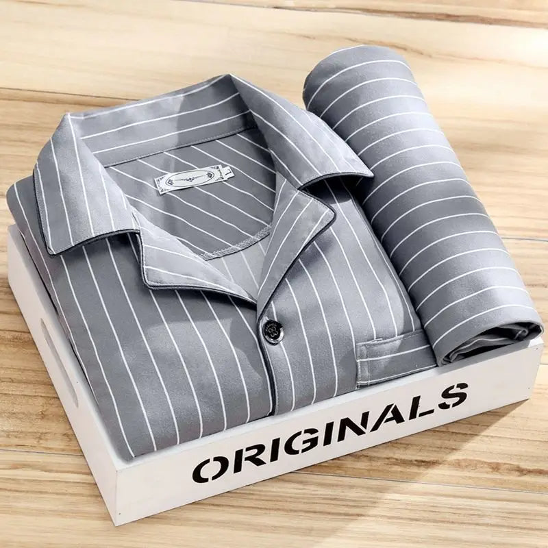 Herren Pyjama Langarm Bequem