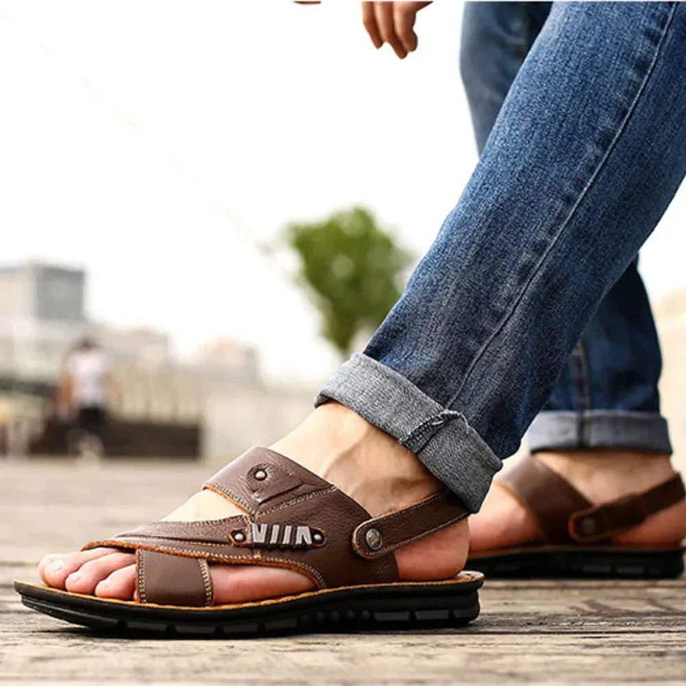 Herren Sandalen Bequem Orthopädisch