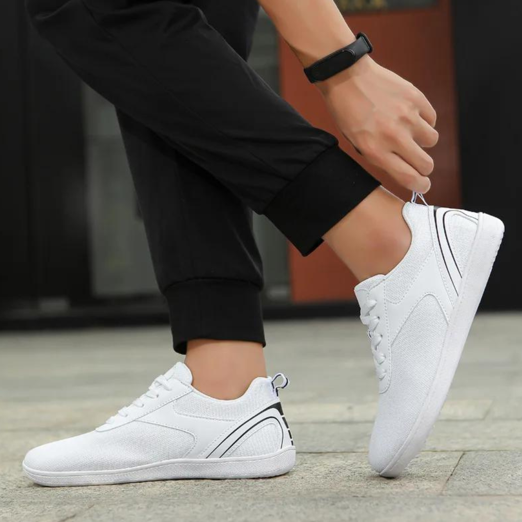 Bequeme Herren Sneaker Schnürschuhe Sportlich - IdealeKleiden