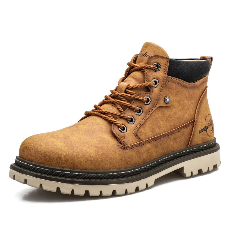 Herren Stiefel Rutschfest Schnüren - IdealeKleiden