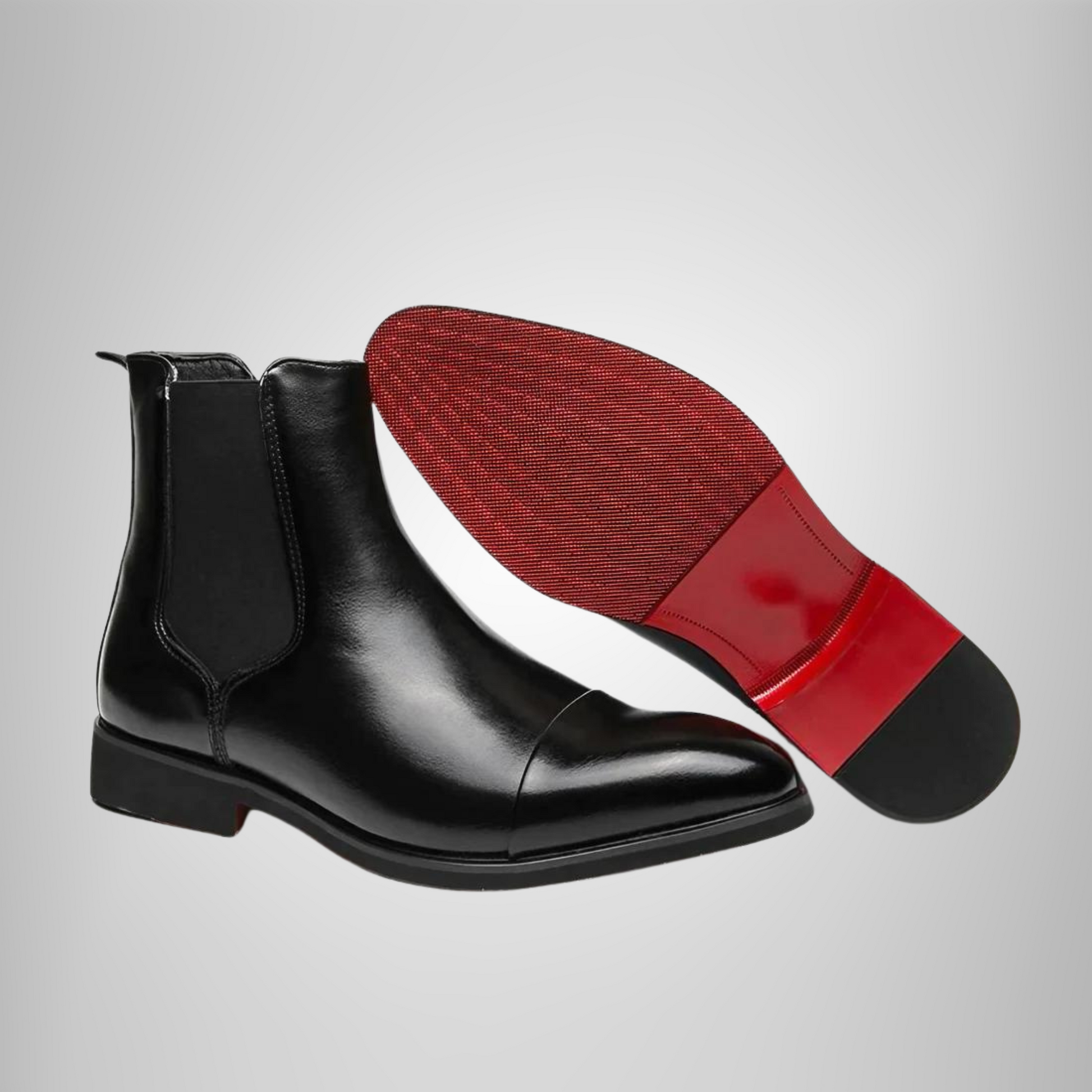 Herren Stiefeletten Spitze Kappe Leder Optik - IdealeKleiden