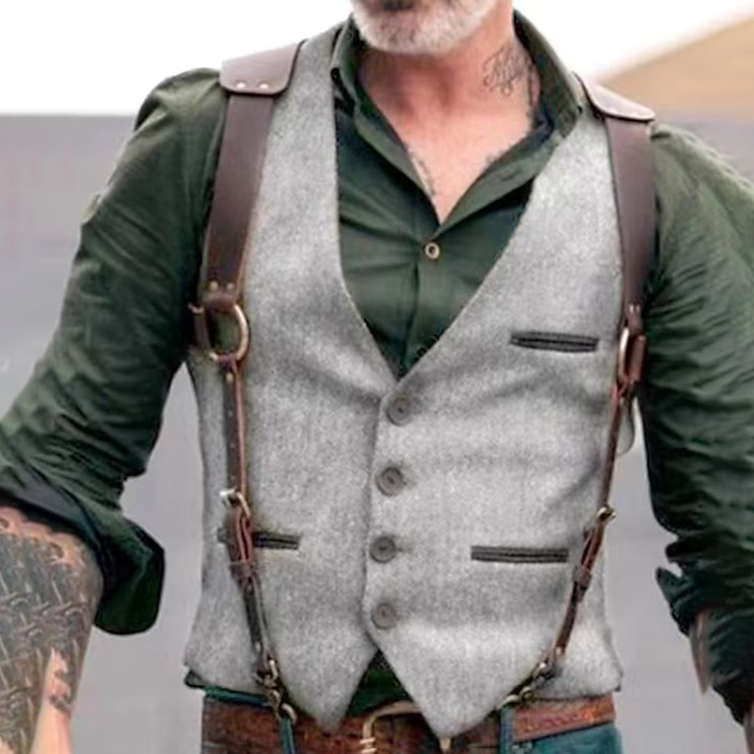 Herren Anzugsweste Elegante Vintage Optik