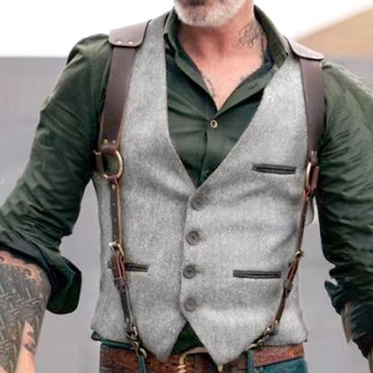 Herren Anzugsweste Elegante Vintage Optik