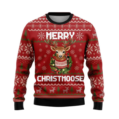Weihnachtspullover Reh-Design Warm & Gemütlich