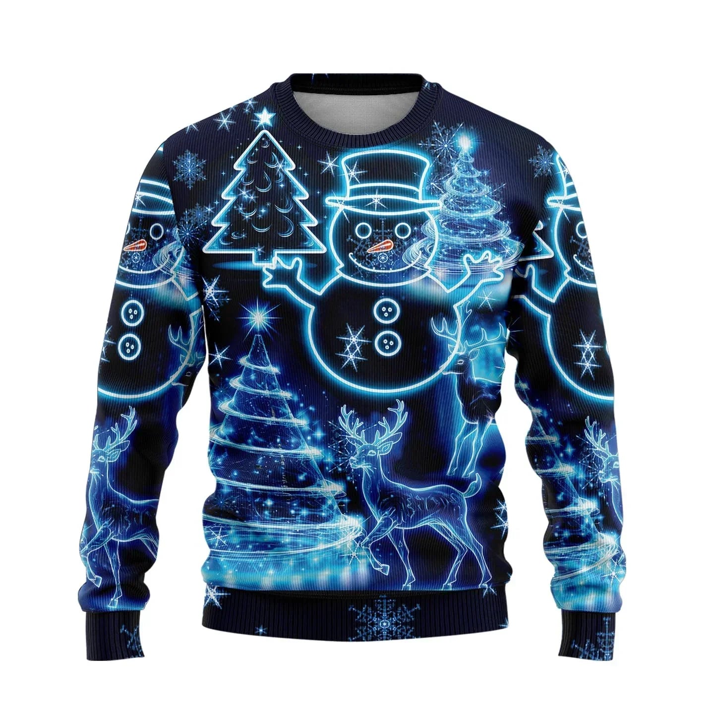 Weihnachtspullover Reh-Design Warm & Gemütlich