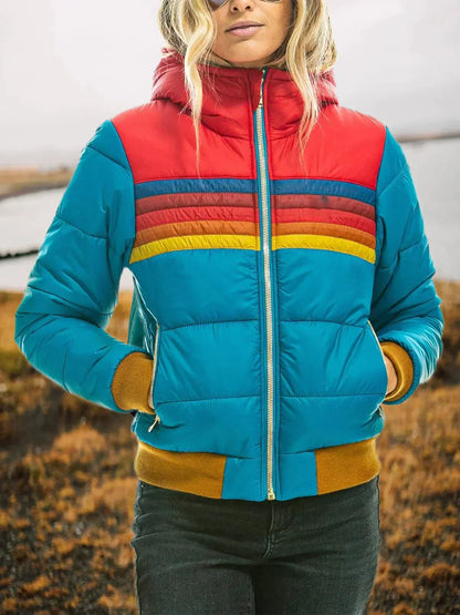 Damen Wintermantel Plüschjacke Warm