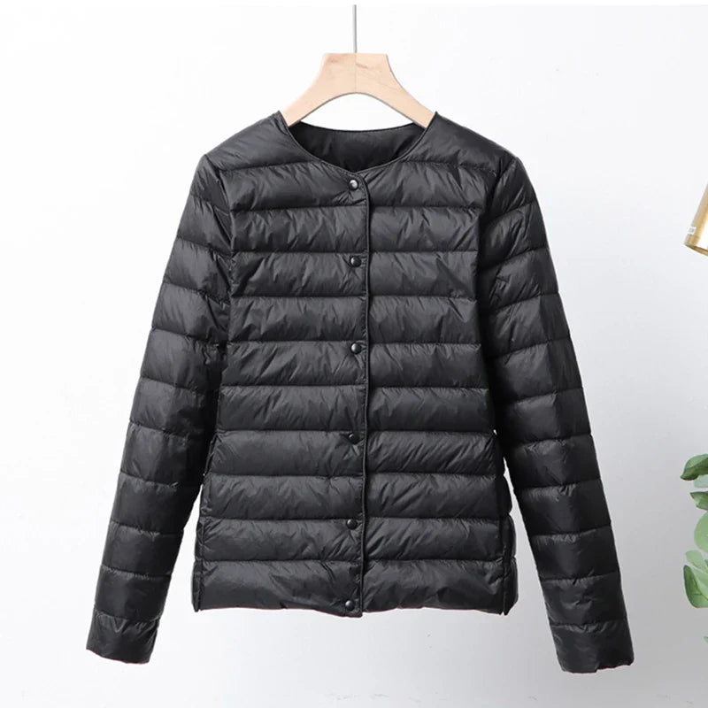 Praktische Pufferjacke Faltbar Reißverschluss