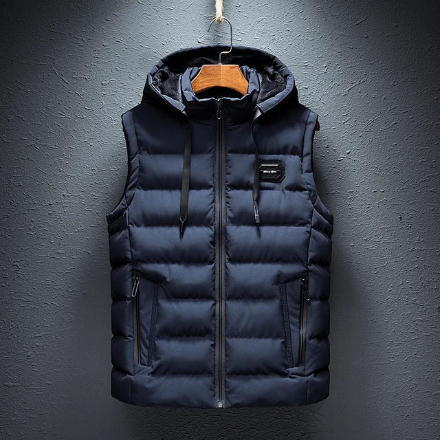 Praktisches Kleid | Steppjacke Normale Passform Stehkragen mit Kapuze