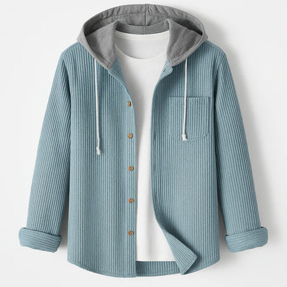 Herren Corduroy Overshirt Modern Schnitt