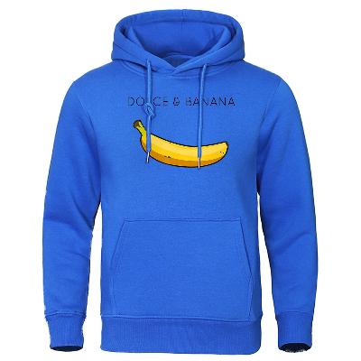 Herren Hoodie mit Känguru Tasche Bananen Design