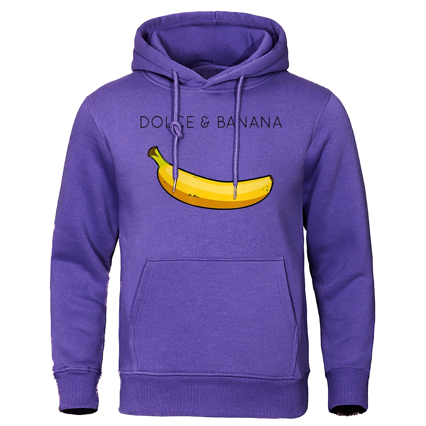 Herren Hoodie mit Känguru Tasche Bananen Design