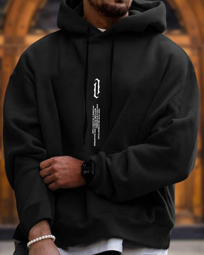 Kuschel-Hoodie Herren Sportlich Kapuze - IdealeKleiden