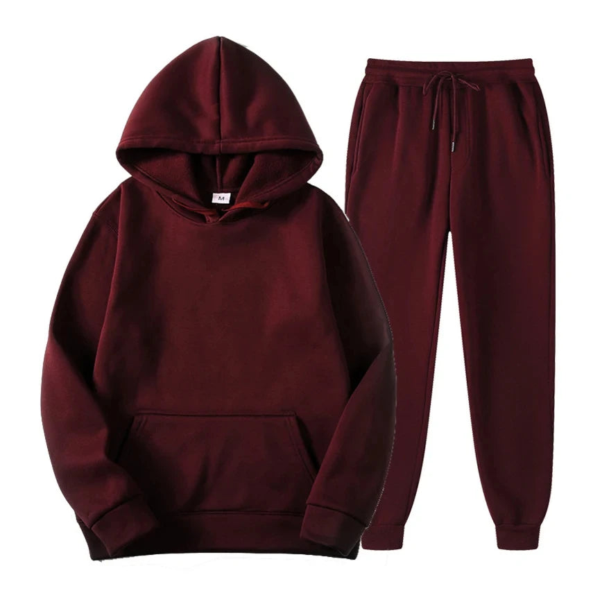 Herren Sweathose Set Sportlich Zweiteilig