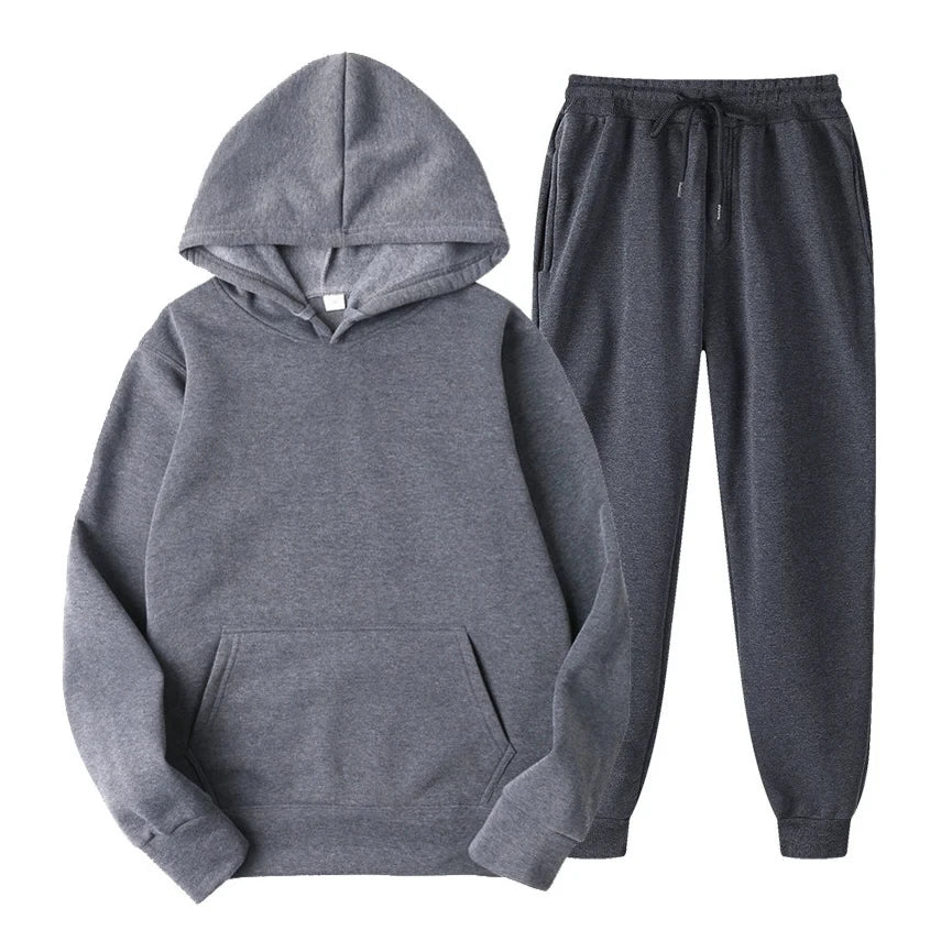 Herren Sweathose Set Sportlich Zweiteilig