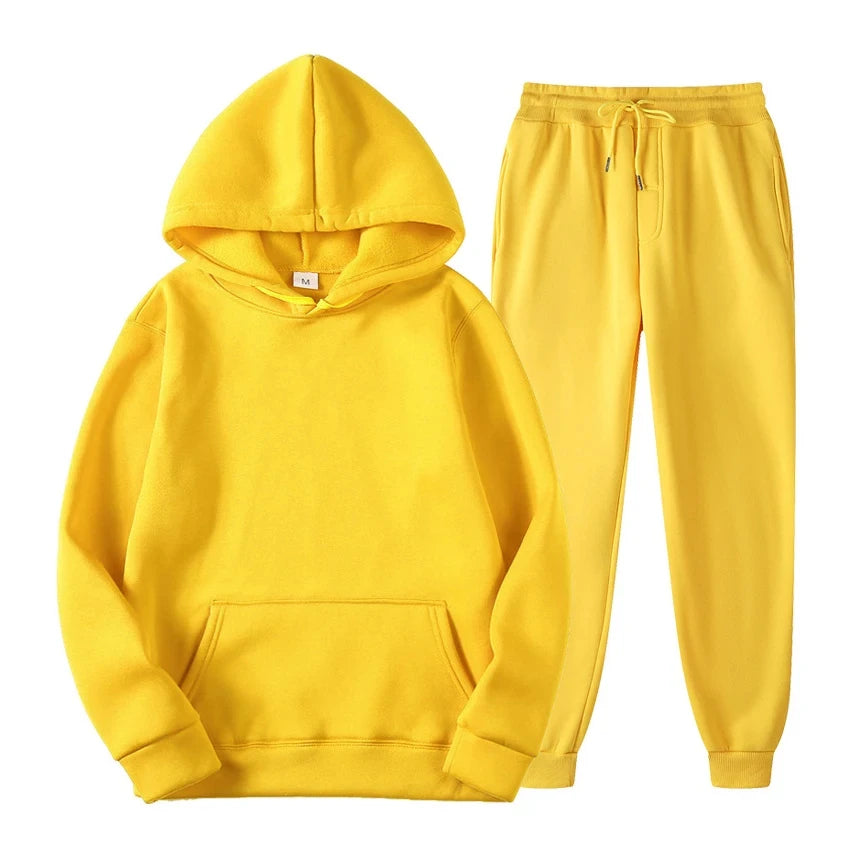 Herren Sweathose Set Sportlich Zweiteilig