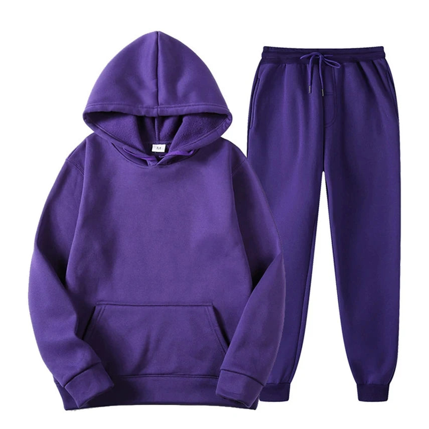 Herren Sweathose Set Sportlich Zweiteilig