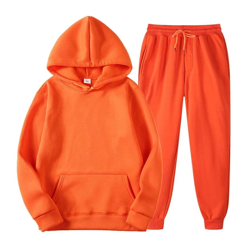 Herren Sweathose Set Sportlich Zweiteilig