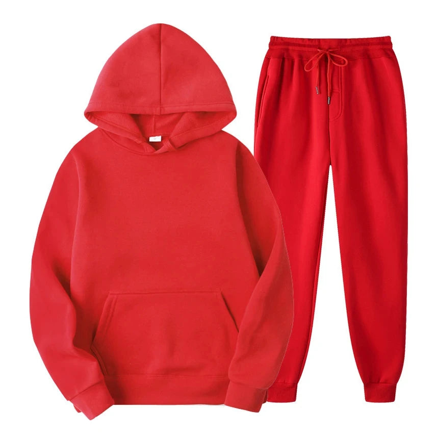 Herren Sweathose Set Sportlich Zweiteilig