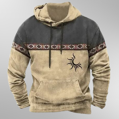 Herren Hoodie Kapuze Tasche Sportlich