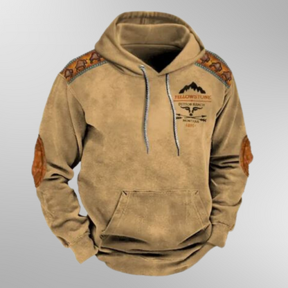 Herren Hoodie Kapuze Tasche Sportlich