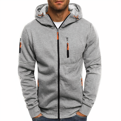 Klassische Herren Hoodie Kapuze Langarm