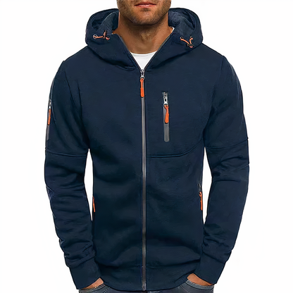 Klassische Herren Hoodie Kapuze Langarm