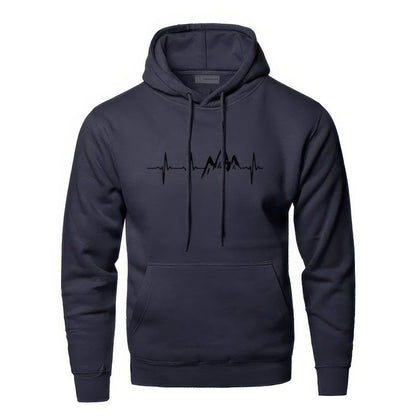 Klassische Herren Hoodie mit Kängurutasche