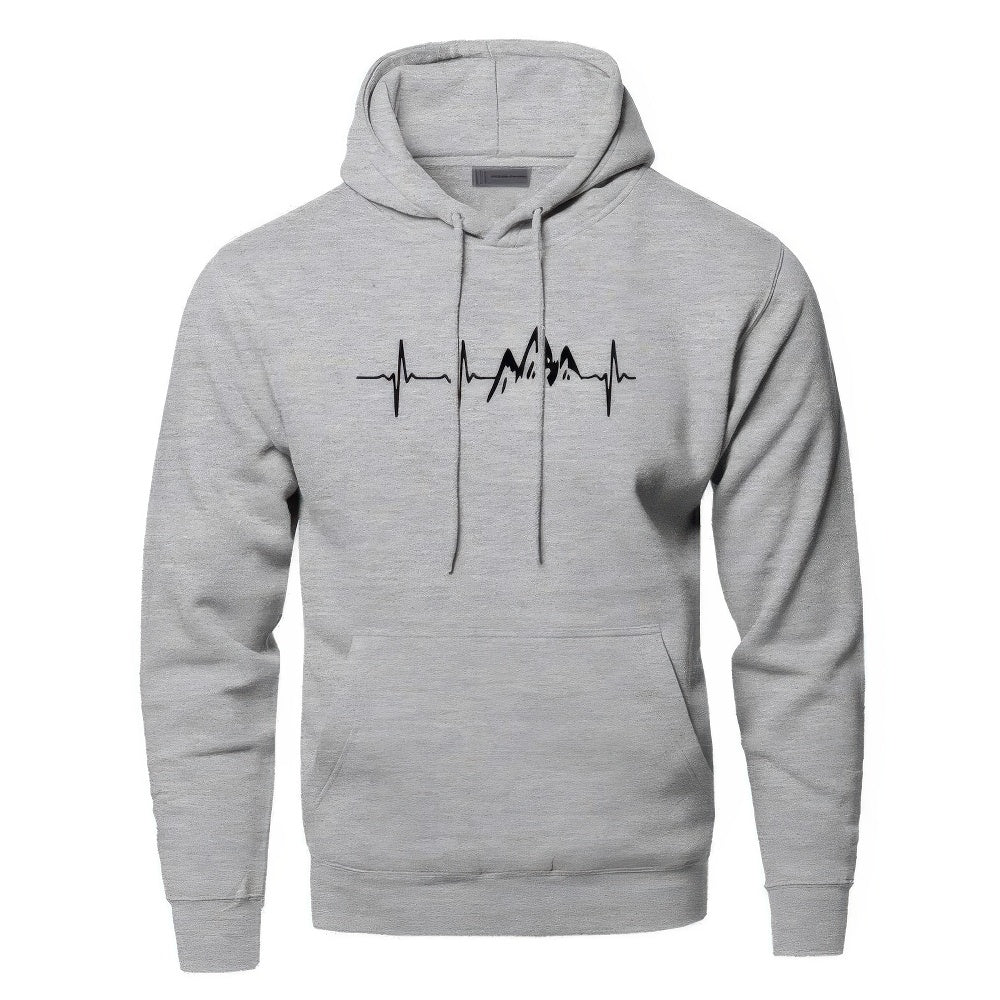 Klassische Herren Hoodie mit Kängurutasche