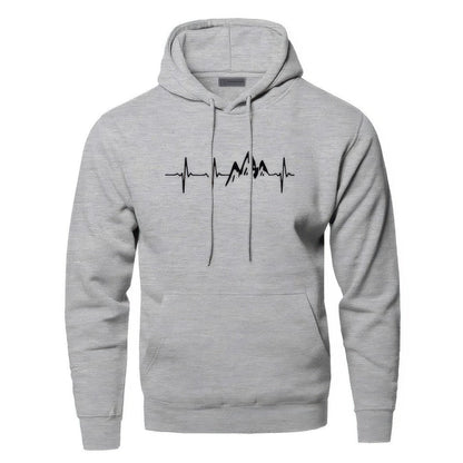 Klassische Herren Hoodie mit Kängurutasche