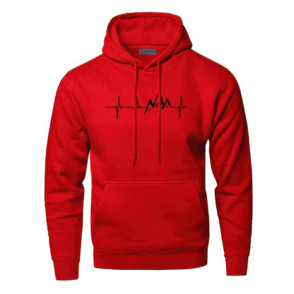 Klassische Herren Hoodie mit Kängurutasche