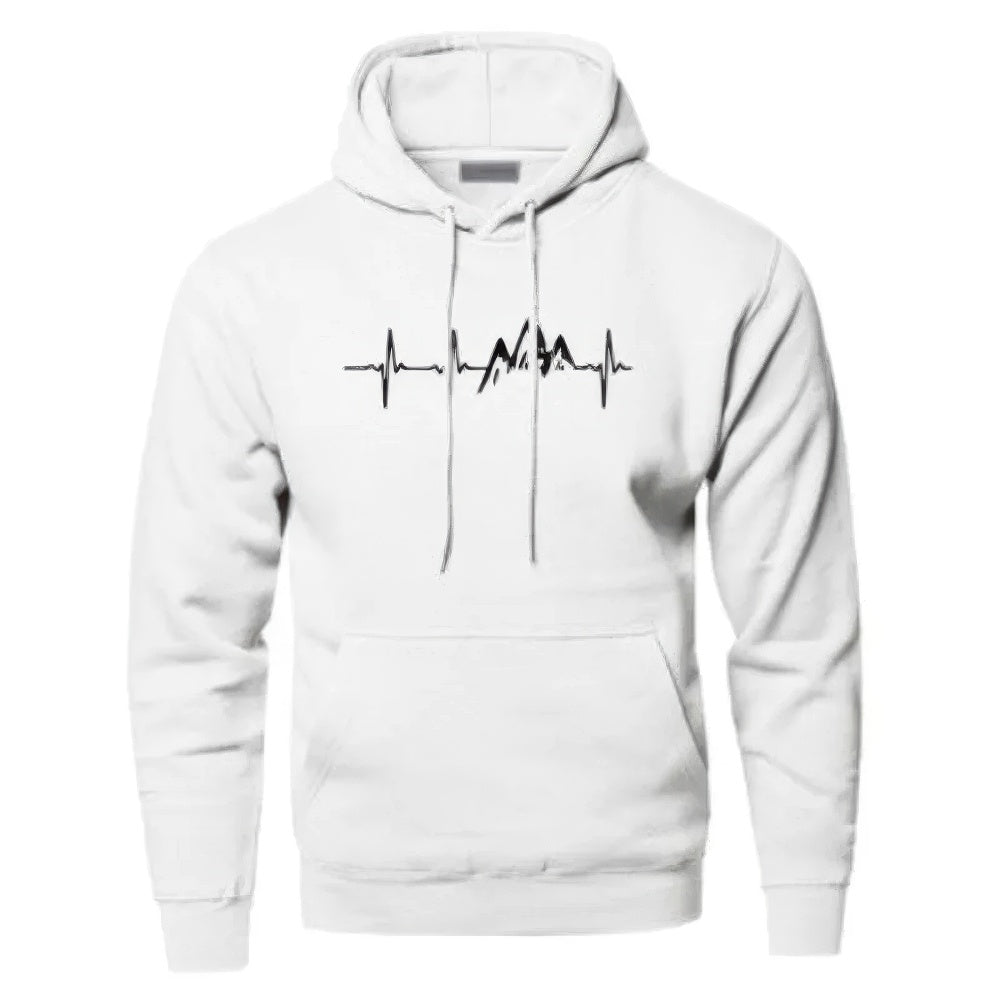 Klassische Herren Hoodie mit Kängurutasche