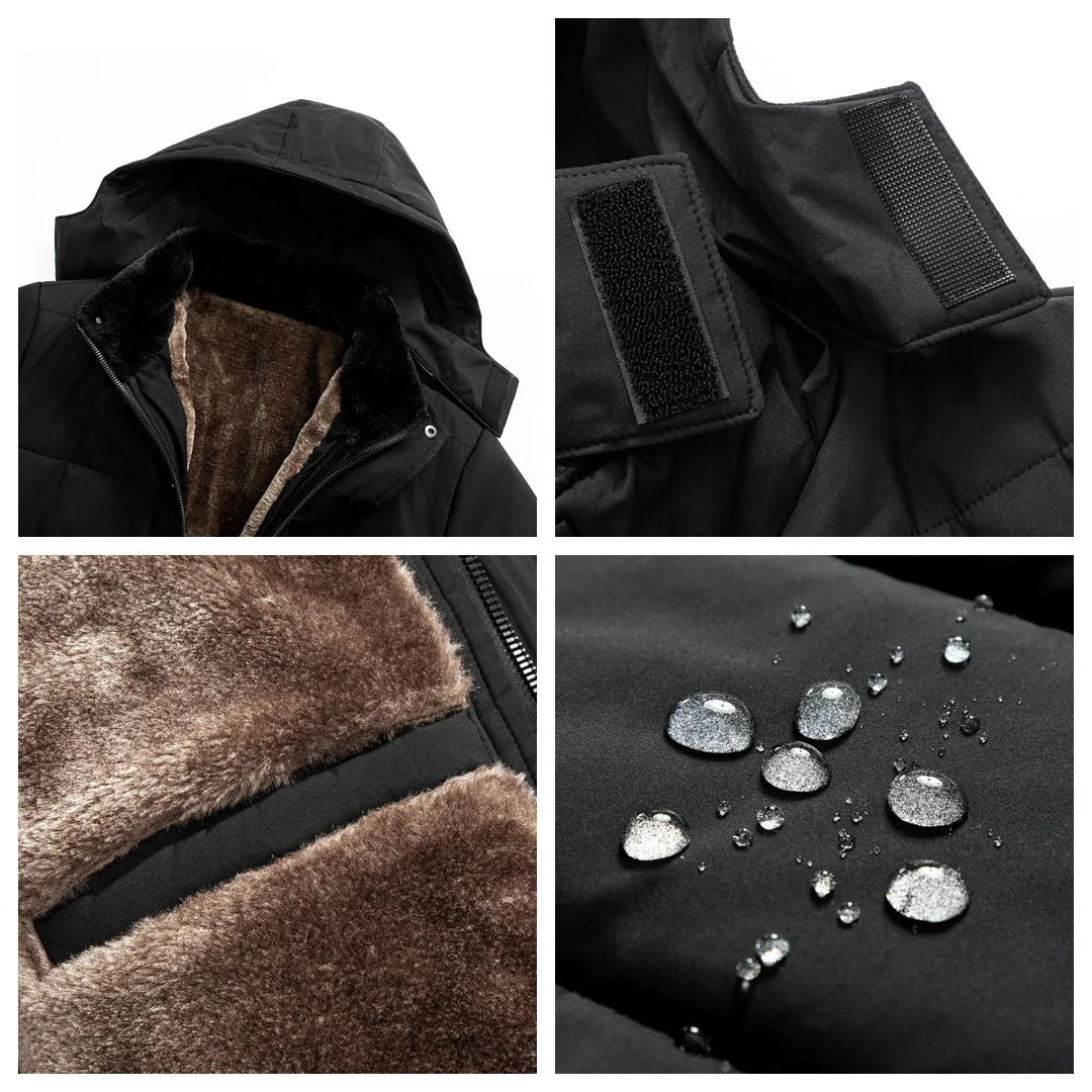 Warm gefütterte Damenpufferjacke - IdealeKleiden