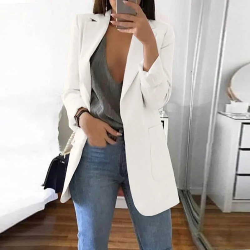 Modischer Streetwear Blazer Elegant Slim