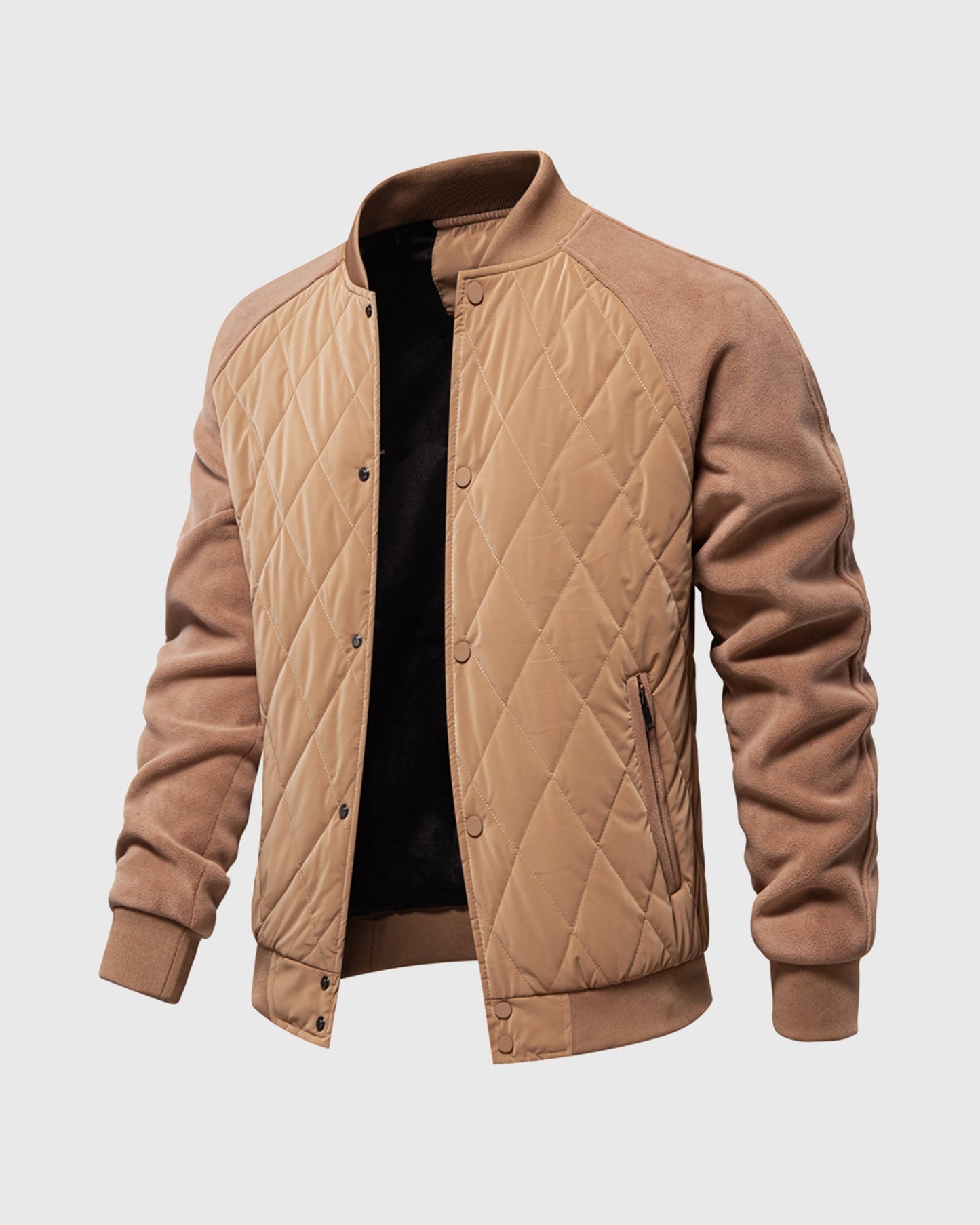 Bequemes Fleece-Jackett Sportlich