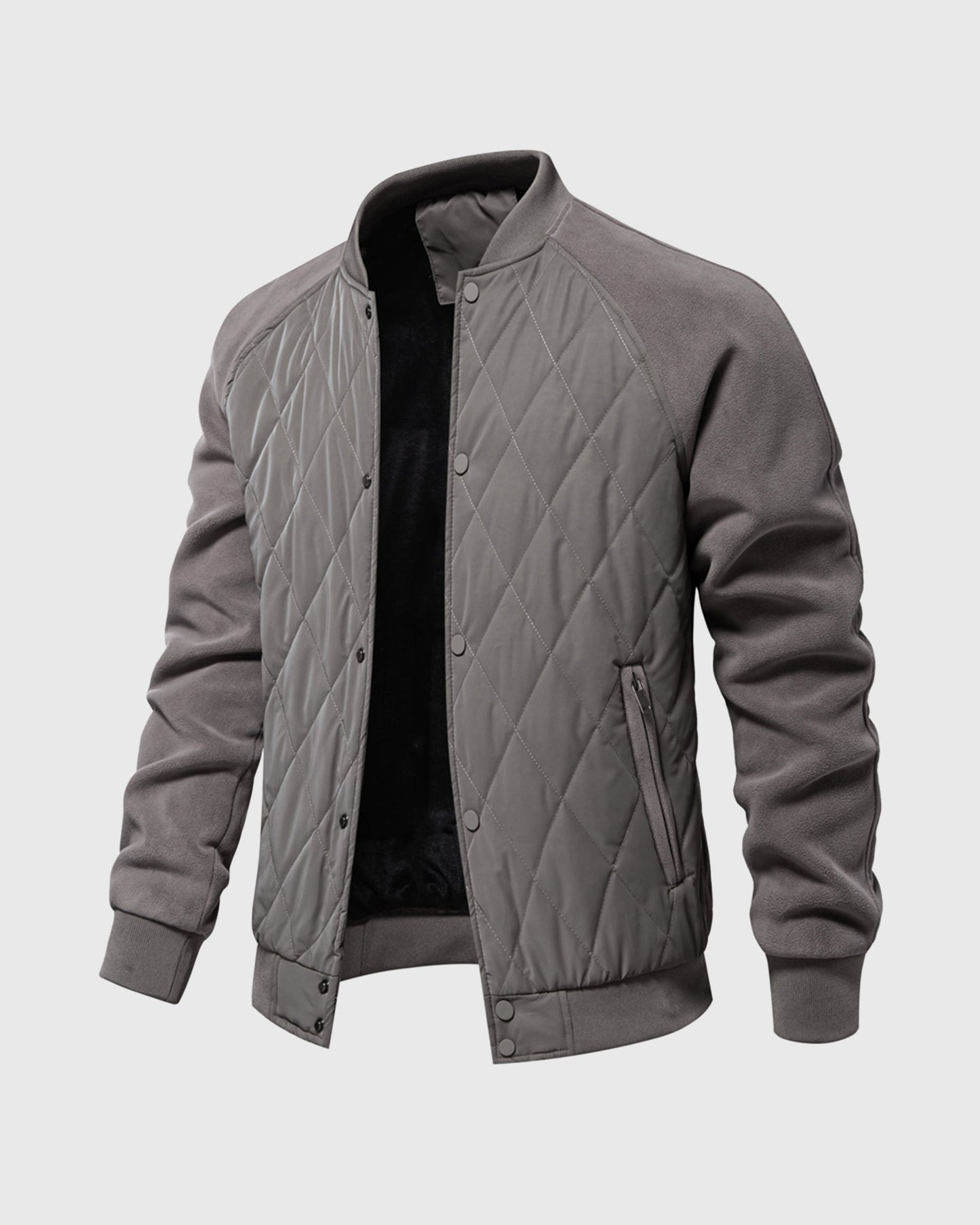 Bequemes Fleece-Jackett Sportlich