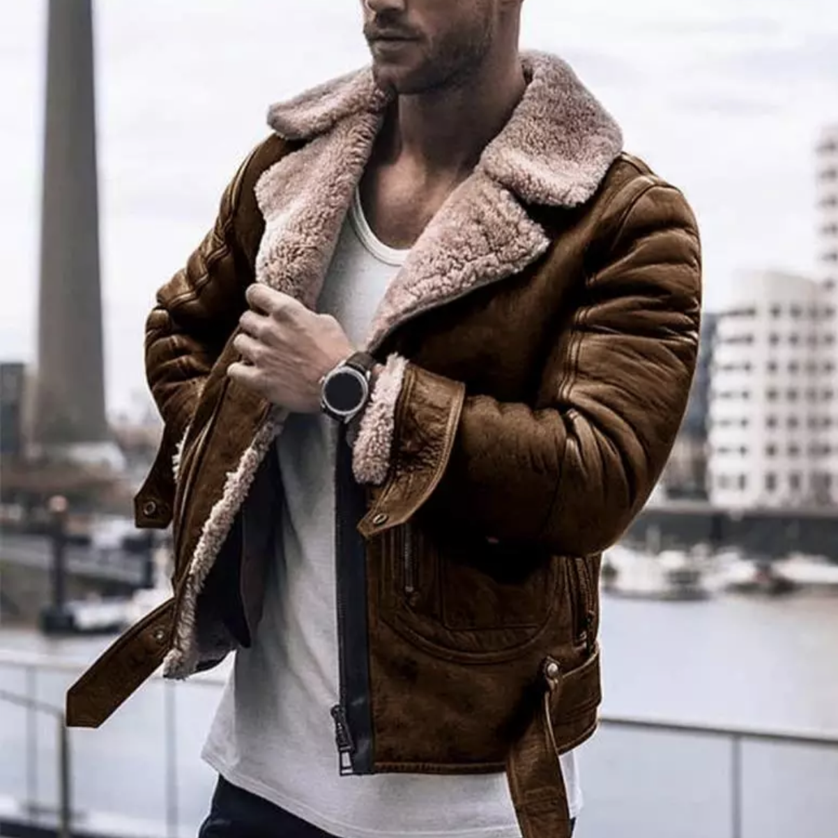 Modisch Winterjacke Männer Trend
