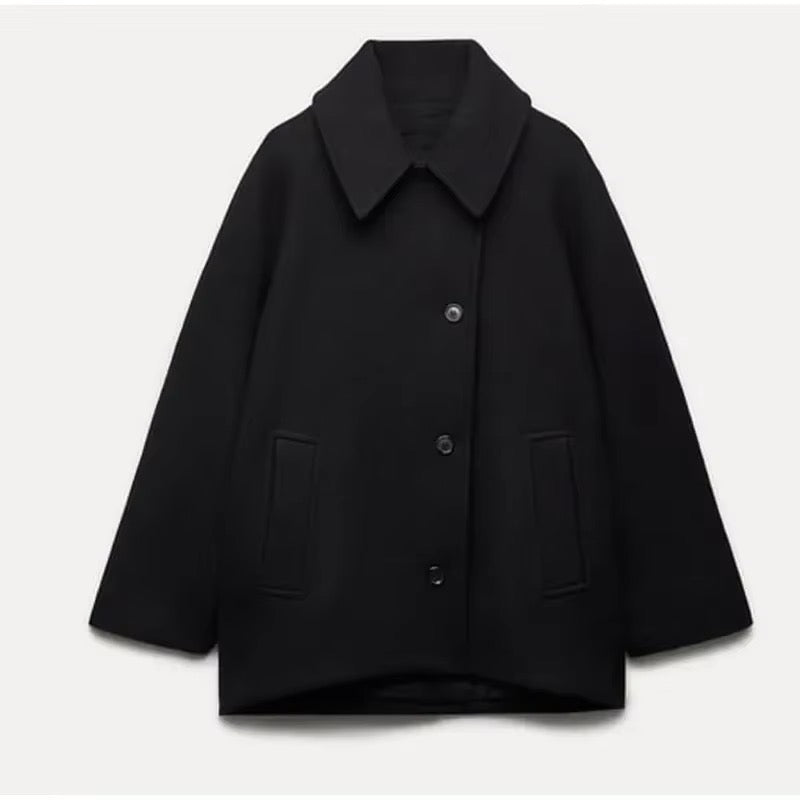 Luxus Wolljacke Warm und Bequem für kalte Tage