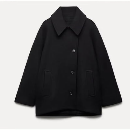 Luxus Wolljacke Warm und Bequem für kalte Tage