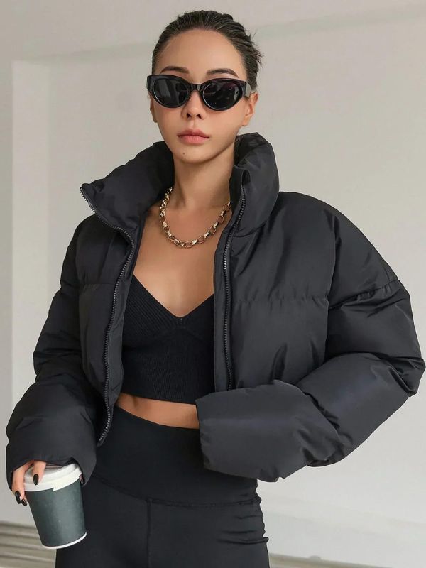 Leichte Damenpufferjacke Sportlich - IdealeKleiden