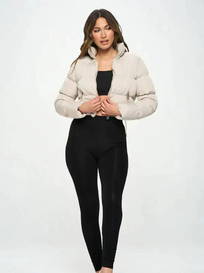 Kurze Damen-Daunenjacke Warm & Leicht