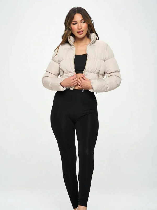 Leichte Damenpufferjacke Sportlich