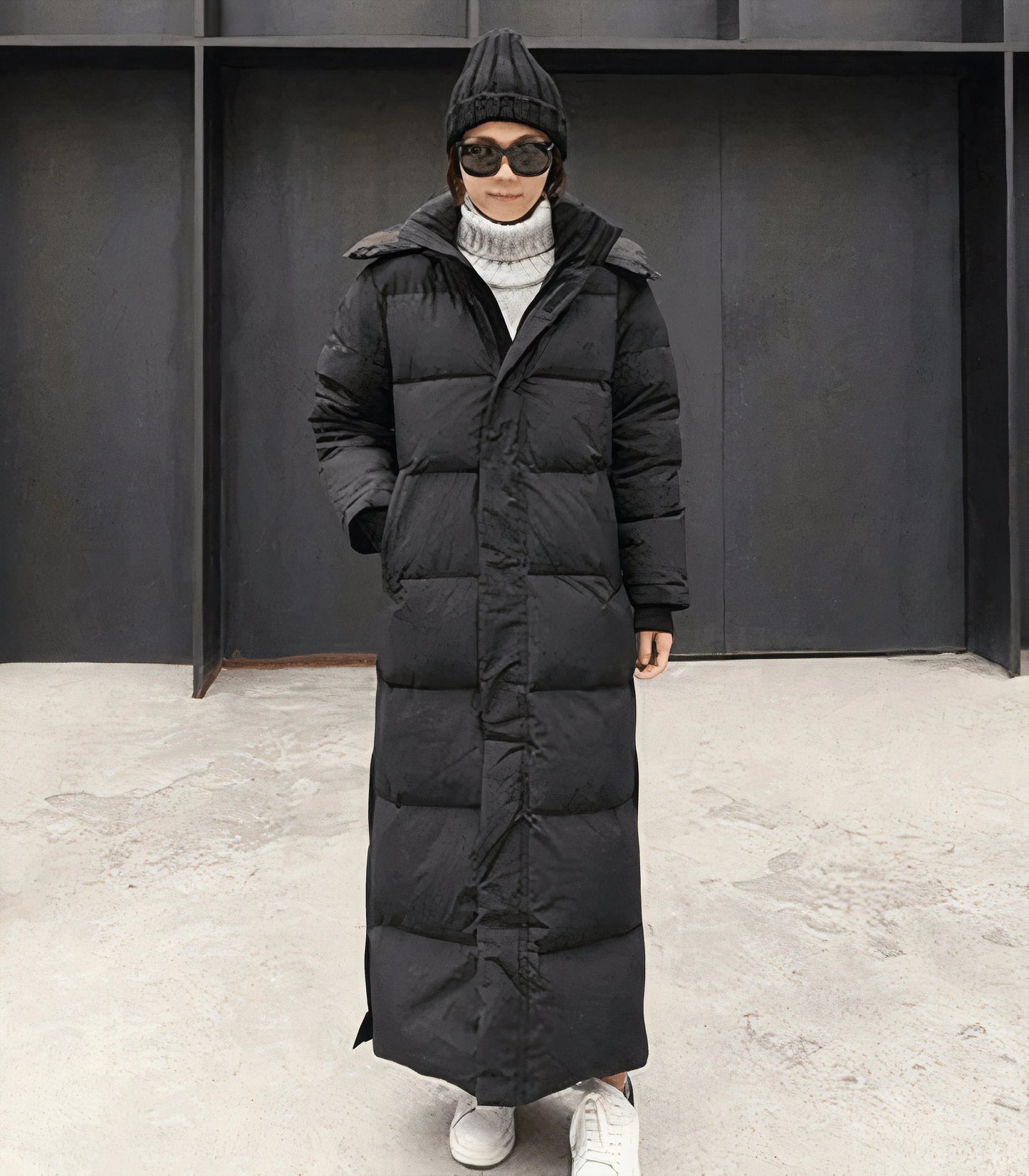 Wintermantel Damen Elegant Parka-Style