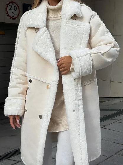 Damen Winterjacke Warm Fleece