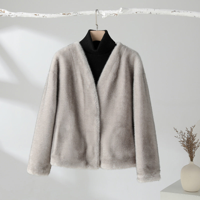 Luxus Mantel Damen Velluto Charme
