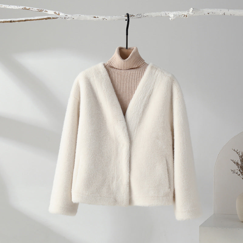Luxus Mantel Damen Velluto Charme