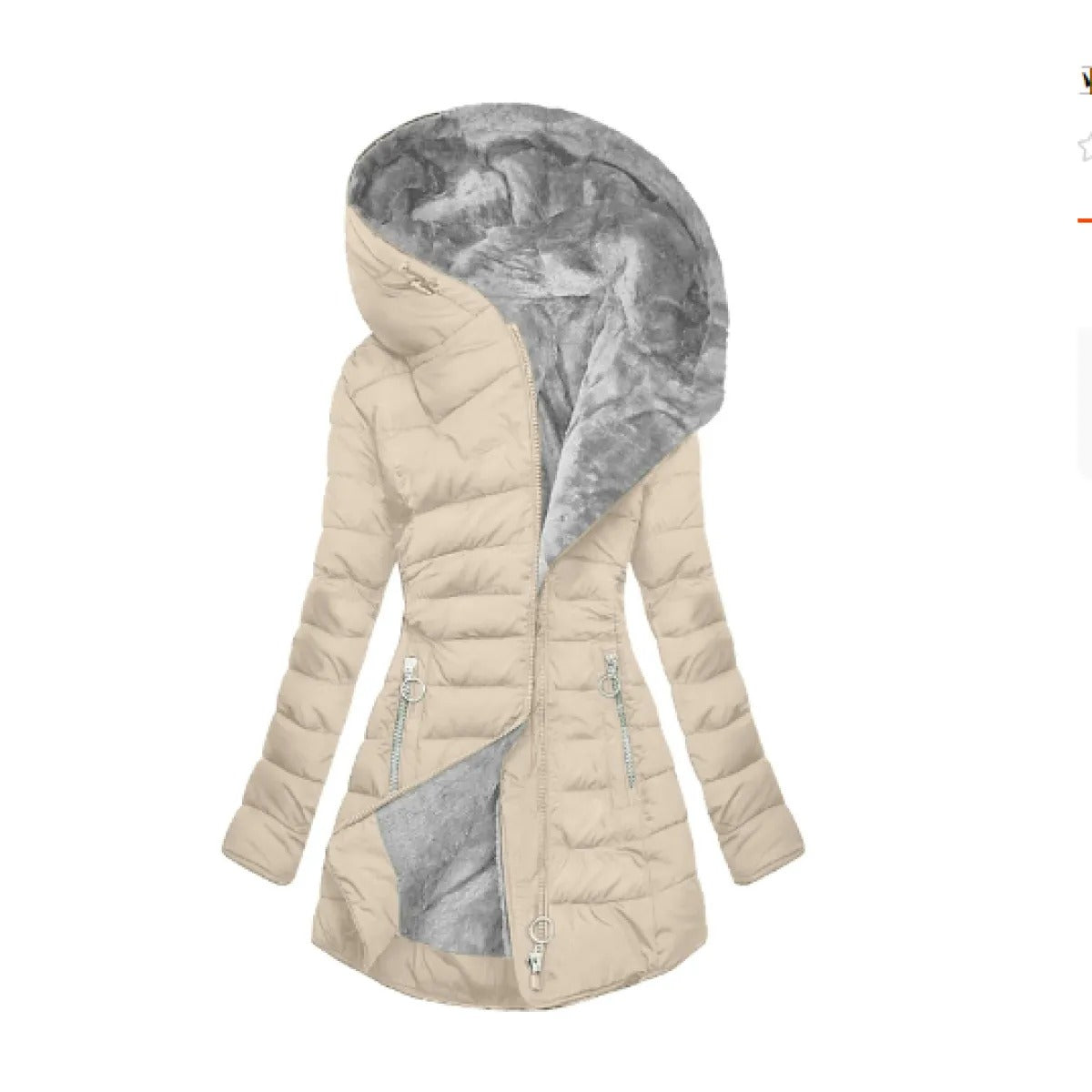 Warme Fleecejacke Damen Soft Gesteppt - IdealeKleiden
