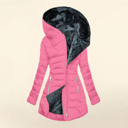 Warme Fleecejacke Damen Soft Gesteppt