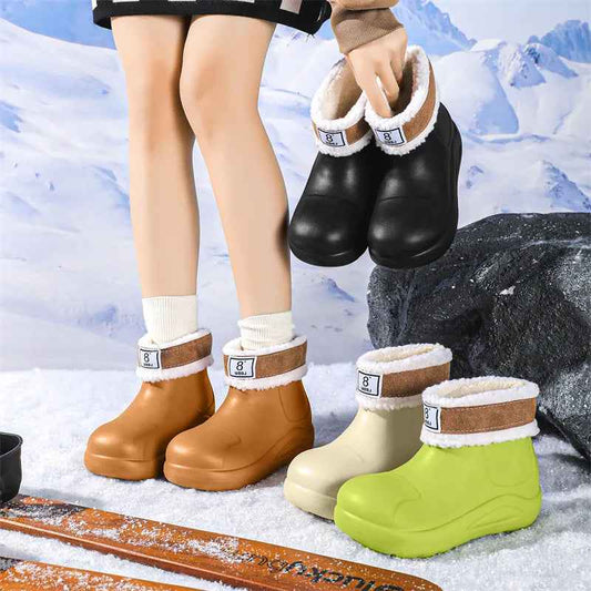 Wasserdichte Schneestiefel Warm Thermo Rutschfest - IdealeKleiden