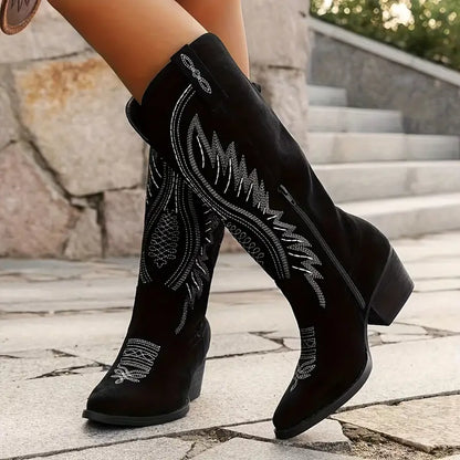 Elegante Stiefel Damen Western Design