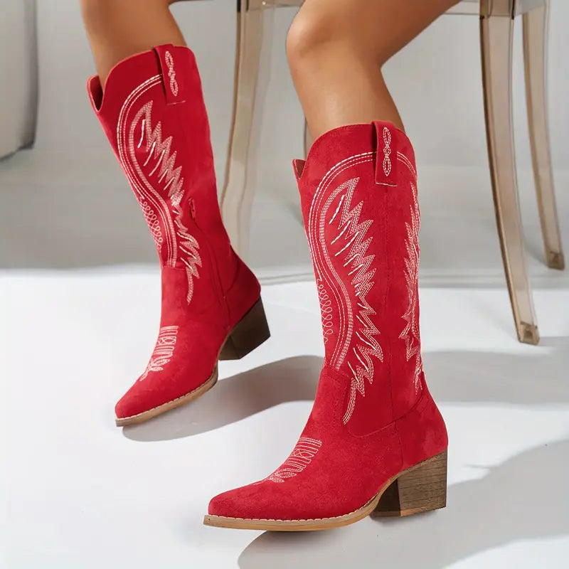 Elegante Stiefel Damen Western Design